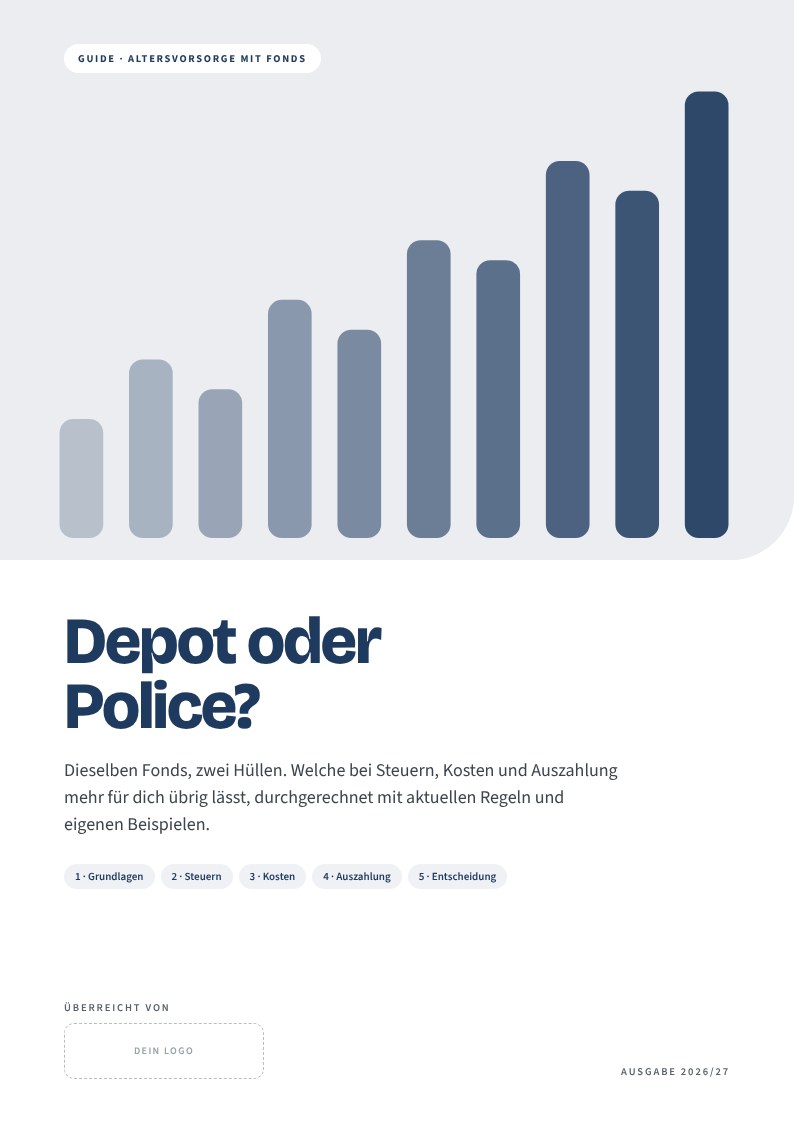 Titelseite Guide Depot oder Police