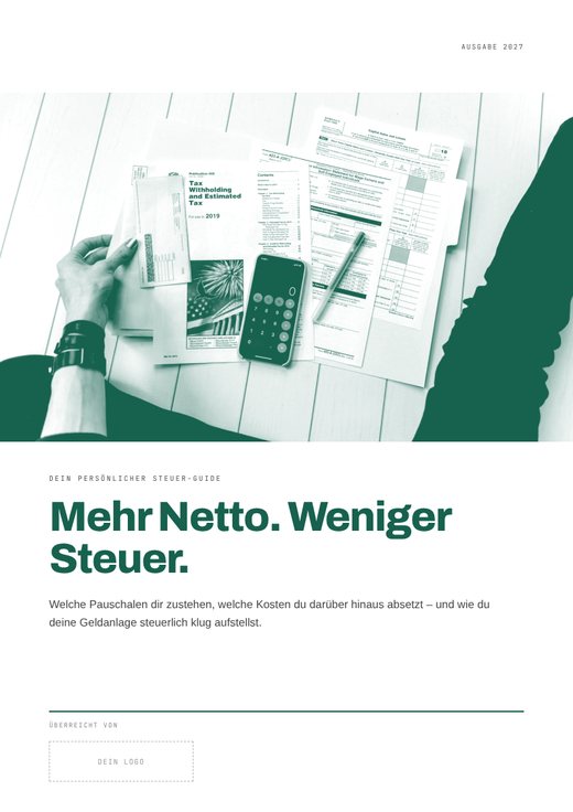Titelseite Steuer-Guide